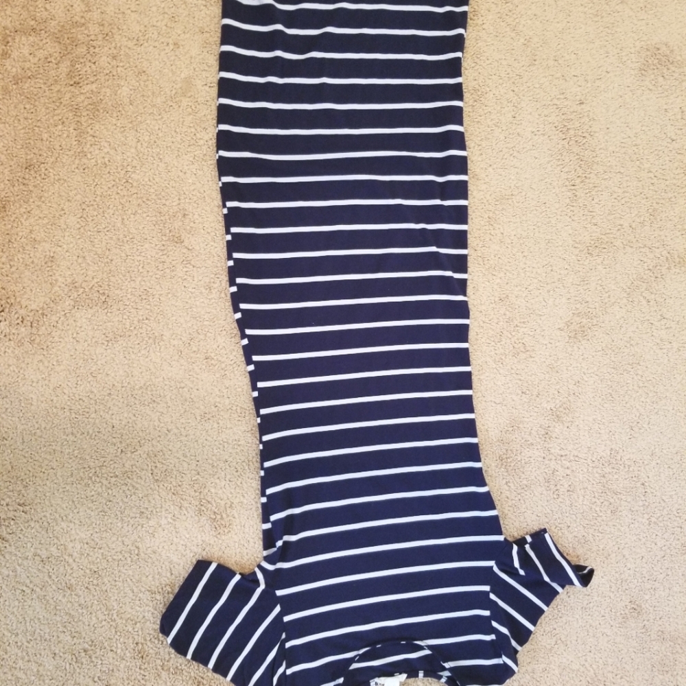 Women's mode calf long fitted dress